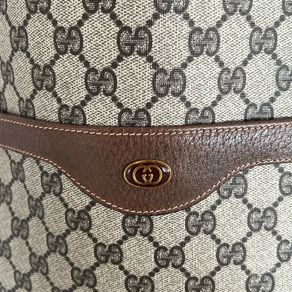 Gucci GG Sherry Shoulder Tote Bag Leather, Brown EXCELLENT! + COA Included - Picture 6 of 15